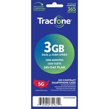 Tracfone $60 1200 Min, 1200 texto, 3 GB de dados plano de 365 dias [entrega física] comprar usado  Enviando para Brazil