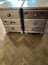 Bedside cabinets pair for sale  LONDON