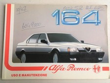 Usado, Alfa Romeo 164 Manual do Proprietário de Carro Edição Italiana 1987 #PA4008 comprar usado Usado, Alfa Romeo 164 Manual do Proprietário de Carro Edição Italiana 1987 #PA4008 comprar usado  Enviando para Brazil