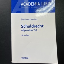 Looschelders schuldrecht allge gebraucht kaufen  Freiburg im Breisgau