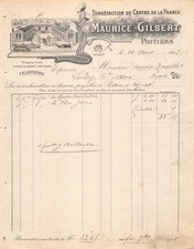 1905 facture illustrée d'occasion  Rioz