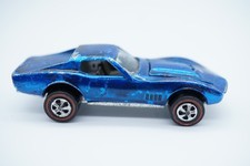 1968 Hot Wheels Redline Custom Corvette azul cinza interior - U1839 comprar usado  Enviando para Brazil