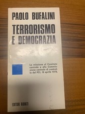 Libro terrorismo democrazia usato  Castelnuovo del Garda
