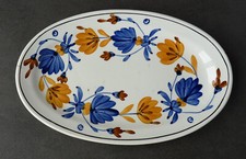 Plat ovale faïence d'occasion  Moosch