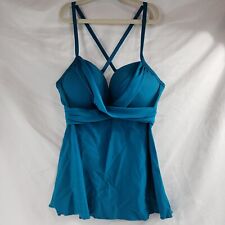 Usado, Blusa esportiva regata maiô feminina tamanho 8 alça de espaguete azul-petróleo comprar usado  Enviando para Brazil