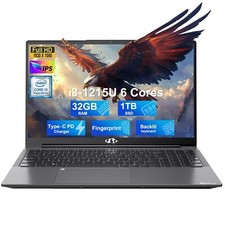 Notebook empresarial NIMO 17.3 IPS FHD, Intel 6 Core i3-1215U, 32GB de RAM, 1TB comprar usado  Enviando para Brazil