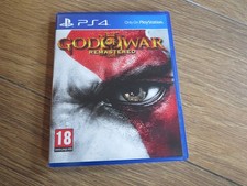 God of War III 3 Remastered Sony Playstation 4 PS4 Reino Unido entrega rastreada comprar usado  Enviando para Brazil