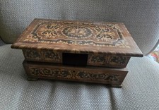 Antico portagioie legno usato  Merlino