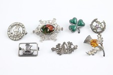 Sterling silver brooches for sale  LEEDS