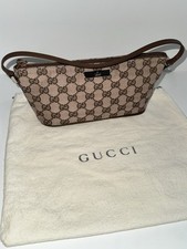 Bolsa de mão GUCCI bolsa bolsa GG couro lona autêntica marrom bolsa feminina comprar usado  Enviando para Brazil
