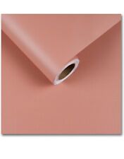 Papel de parede rosa pêssego grosso 24 x 354 tamanho grande rosa claro, usado comprar usado  Enviando para Brazil