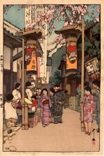 Stampa hiroshi yoshida usato  Spedire a Italy