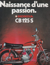 Folheto de venda de motocicleta Honda CB 125 S comprar usado  Enviando para Brazil