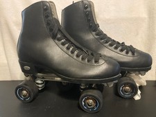 ​Patins de quatro patins Riedell Wave preto masculino tamanho 9 usados bons patins derby comprar usado  Enviando para Brazil