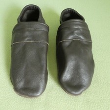 Kinder leder hausschuhe gebraucht kaufen  Berlin