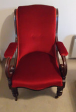 Victorian mahogany scroll for sale  ROMFORD