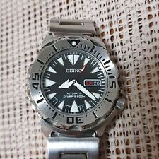 Seiko SRP307J1 Black MONSTER 2º relógio de mergulho automático 200m fabricado no Japão 0,02 comprar usado  Enviando para Brazil