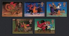 Romances de fantasia infantis famosos da Grã-Bretanha 5v 1998 MNH Sc#1820-1824 comprar usado  Enviando para Brazil