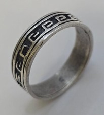 Herrenring meander 925 gebraucht kaufen  Frankfurt am Main