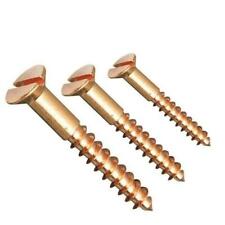 Brass slotted countersunk for sale  GLASGOW