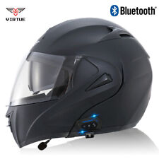 Capacete Bluetooth DOT preto fosco modular flip up rosto inteiro motocicleta comprar usado  Enviando para Brazil