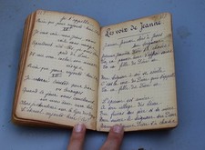 Carnet cantiques manuscrit d'occasion  Salbris
