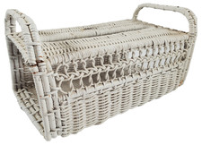 Vintage woven white for sale  Aiken