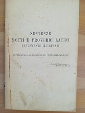 Sentenze motti proverbi usato  Roma
