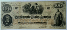 100 1862 confederate for sale  Moorhead