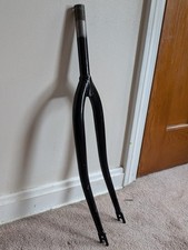 Garfo de bicicleta rígido de aço roscado 1" 26" freio aro QR, usado comprar usado  Enviando para Brazil