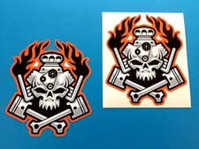 Flames piston skull for sale  CHORLEY