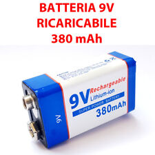 9V 380MAH 1 BATTERIA RICARICABILE NIMH VIDEOGIOCHI 9 VOLT TELECAMERE oy, usado comprar usado  Enviando para Brazil
