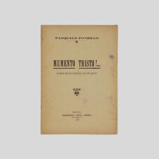Copione teatro mumento usato  Napoli