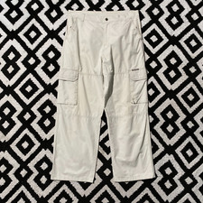Usado, Calça cargo vintage Quiksilver unissex osso branco algodão ajuste regular tamanho W33 comprar usado  Enviando para Brazil