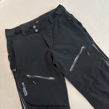 Usado, Calça masculina Columbia Titanium PEQUENA PRETA Omni-Heat esqui/prancha de neve em excelente estado usado envio rápido comprar usado  Enviando para Brazil