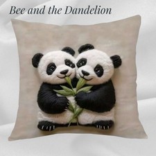 Cute pandas printed for sale  BASILDON