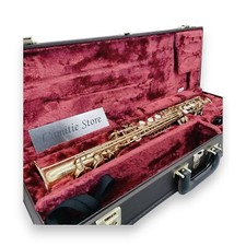 Saxofone soprano Yamaha YSS-675 YSS675 ouro lacado vento Japão excelente comprar usado  Enviando para Brazil