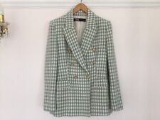 zara green blazer for sale  GRAYS