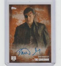 CARTÃO DE AUTÓGRAFO TOPPS WALKING DEAD TEMPORADA 5 DAVID MORRISSEY/GOVERNADOR #/99!, usado comprar usado  Enviando para Brazil