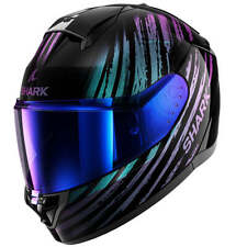 Capacete de motocicleta Shark Ridill 2 Assya rosto inteiro - Preto/roxo KXK, usado comprar usado  Enviando para Brazil