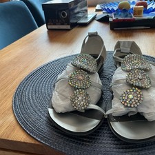 Diamanté beaded sandals for sale  PENARTH