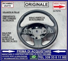 Volante pelle nero usato  Carrara