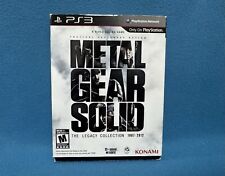 Metal Gear Solid: The Legacy Collection com livreto na caixa PS3 PlayStation 3 comprar usado  Enviando para Brazil