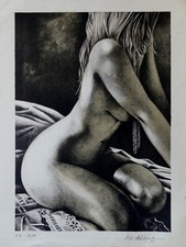 Lithographie féminin femme d'occasion  France