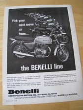 THE BENELLI LINE MOTOR CYCLES 650cc TORNADO PANTHER BANSHEE 1973 ARQUIVO DE ANÚNCIO 27 comprar usado  Enviando para Brazil