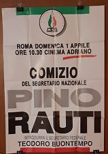 Manifesto originale msi usato  Roma