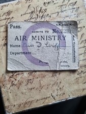 Air ministry card for sale  UCKFIELD