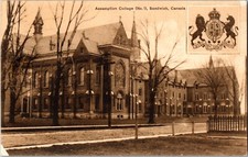 Cartão postal Sandsor Ontario Assumption College High School publicado em 1911, usado comprar usado  Enviando para Brazil