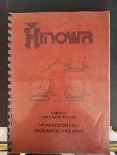 Manuale catalogo hinowa usato  Colle di Val d'Elsa