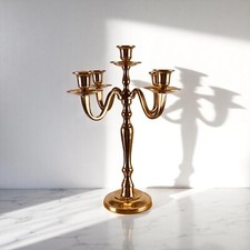 Arm candelabra gold for sale  EASTBOURNE
